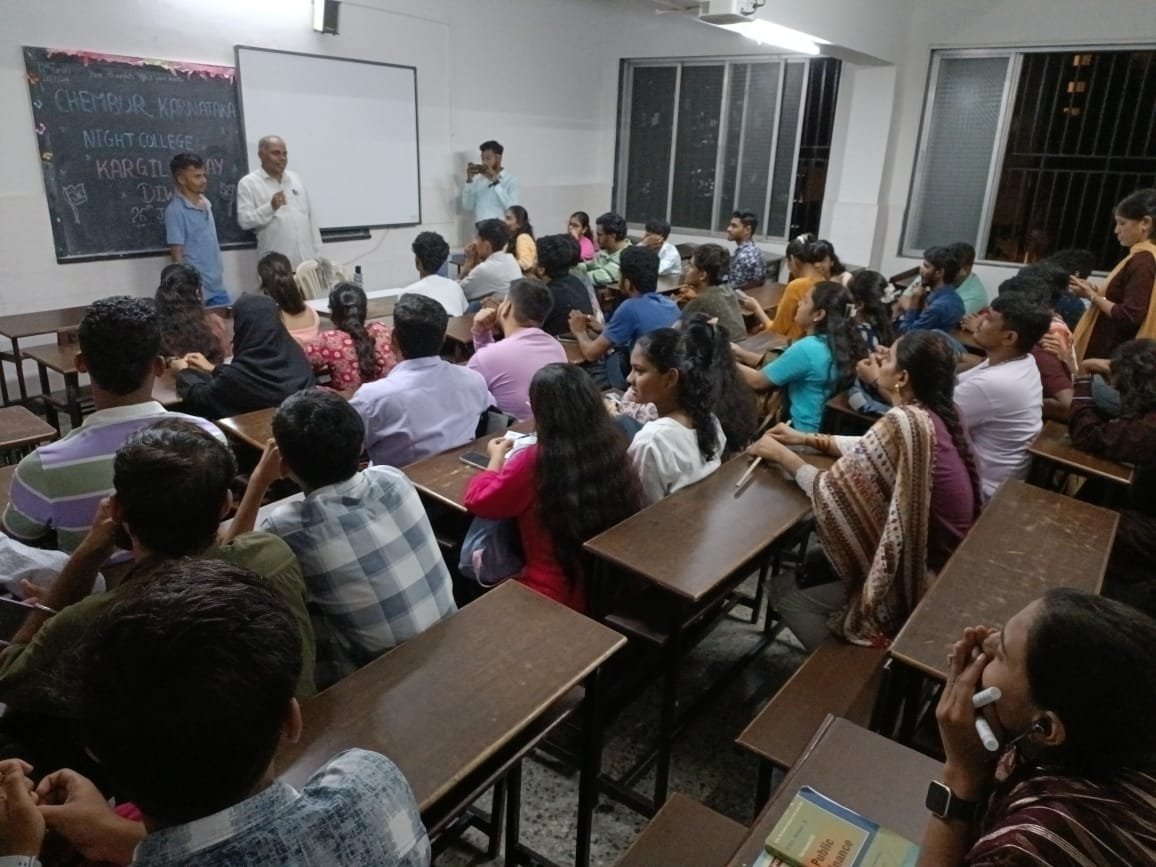 Chembur Karnataka Night College Sharing and Caring